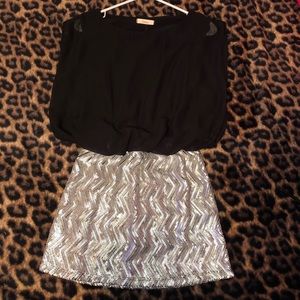 Dress with pretty skirt attached!